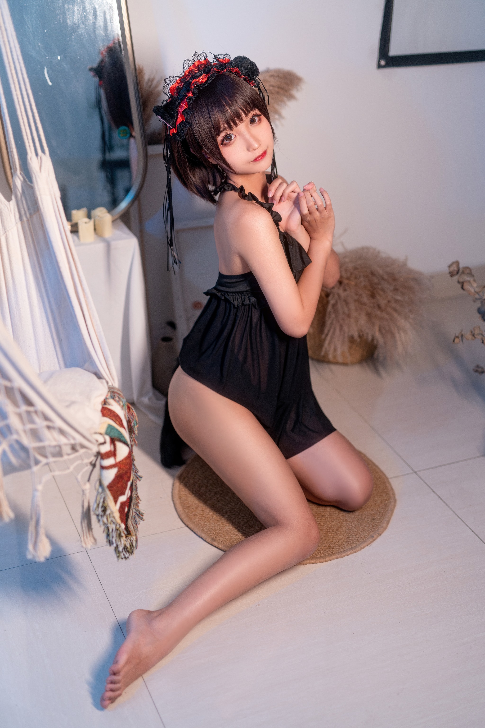 图片[1]-蠢沫沫 – NO.027 黑睡裙[40P]-XikXak